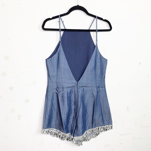 LINE & Dot blue romper - Picture 9 of 12